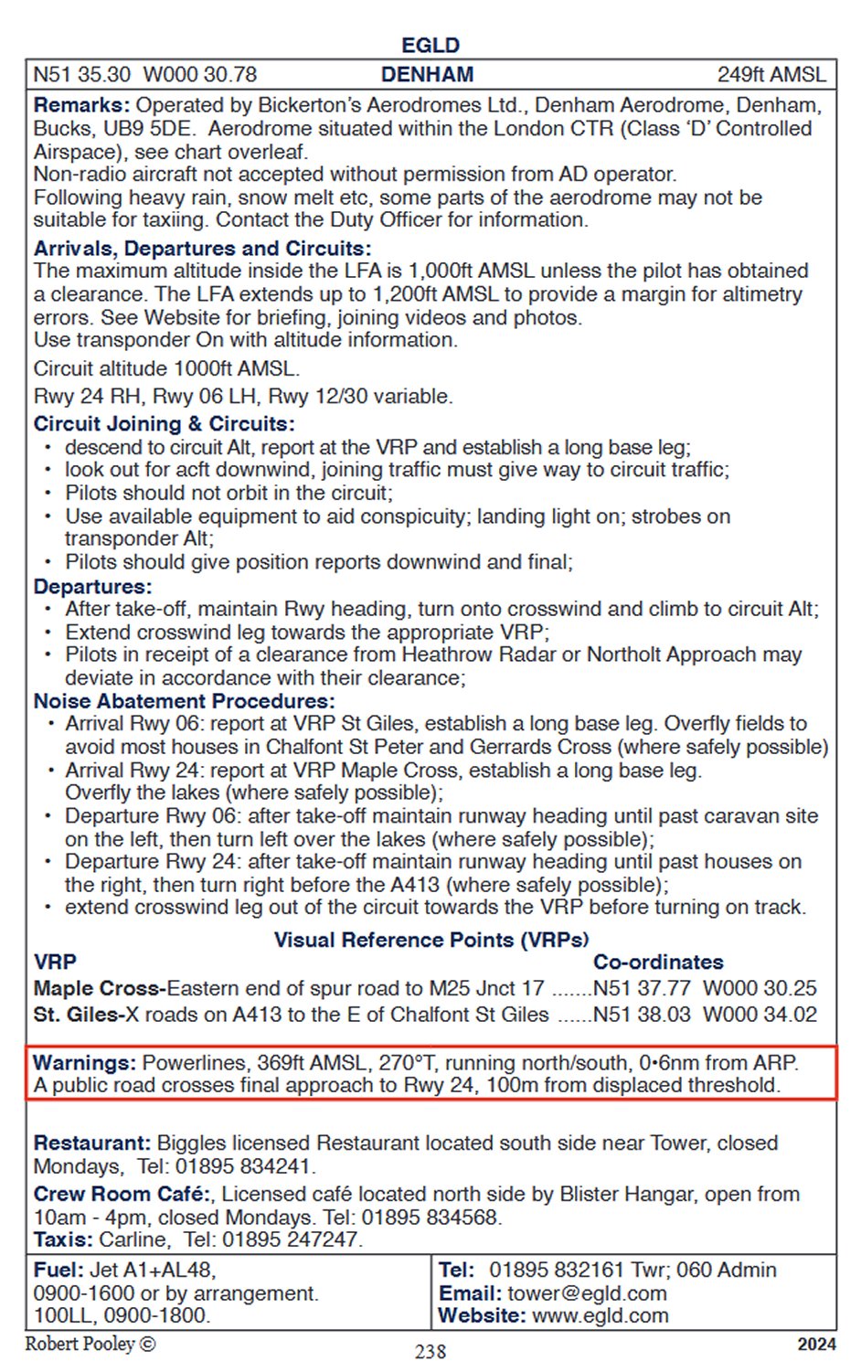 Pooleys information page two.